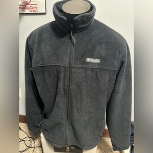 Columbia Charcoal Full-Zip Fleece Jacket